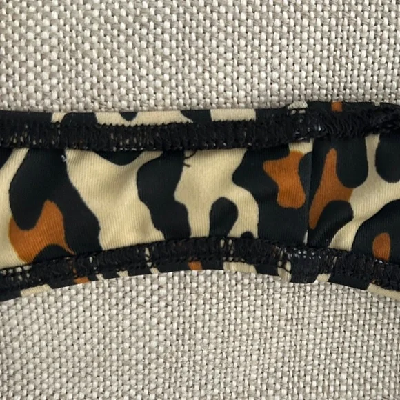Tyler Rose Leapord Print Bikini Bottom - Picture 3 of 5
